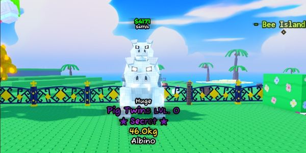 HUGE PIG TWINS [ALBINO] RIDEABLE + FLYABLE