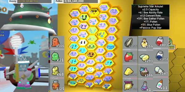 Blue Hive Mid Game - Bee Swarm Simulator