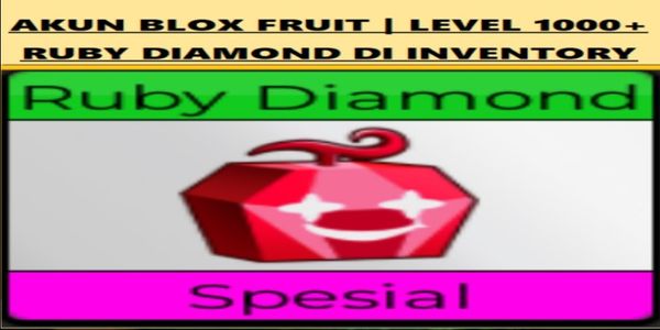 Blox Fruits Account | Ruby Diamond | Limited Skin | In Inventory | Detailed Description