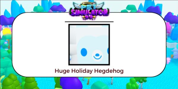 Huge Holiday Hedgehog