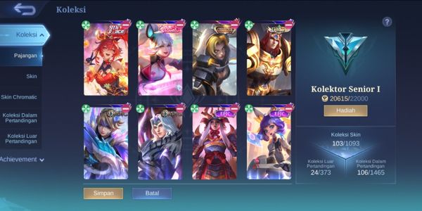 ML ACC 195K, UDH DPT SKIN 9THP.ACE FNNY, VLENTINE FNNY, COLLECTOR NTALIA, EPIC GROCK, DRAGON TMER LNCE, LIGHTBORN TIGREAL, PLUS ADA EMOTXNARUTO?