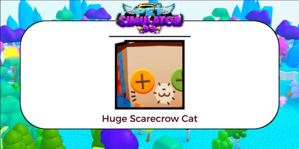 Huge Scarecrow Cat