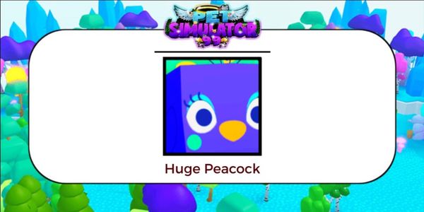 Huge Peacock