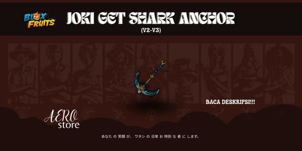 Joki get shark anchor (V2-V3)