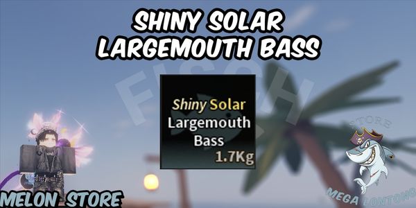 Shiny Solar Largemouth Bass