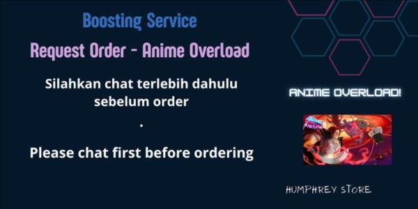 Joki Request / Service Boosting Request - Anime Overload