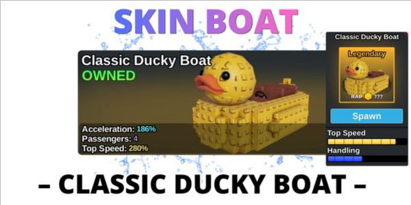 Classic Ducky Boat