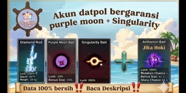 Diamond account rod + Purple moon bait right side datpol