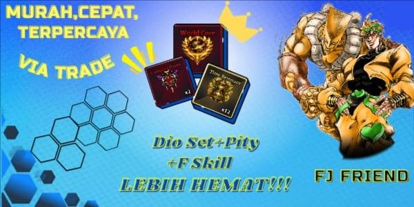 THE WORLD (DIO) + F SKILL + PITY TITLE