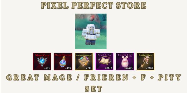 Great Mage / Frieren + F Mastery Skill + Pity Set