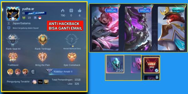 Cheap MLBB Account Anti Hack
