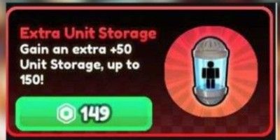 Extra Unit Storage