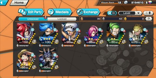 [ Android ] अकाउंट 3 एक्सट्रीम ( Law | Luffy | kaido )