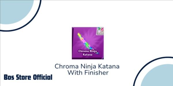 Katana Ninja Chroma con Finisher