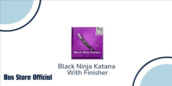 Katana Ninja Nera con Mossa Finale