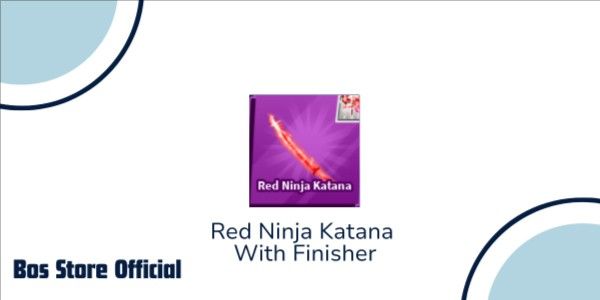 Katana Ninja Rossa con Mossa Finale