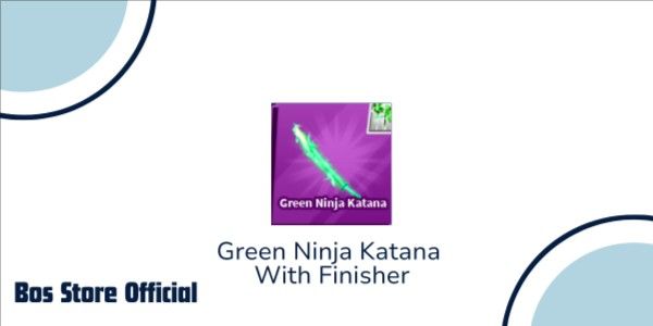 Katana Ninja Verde con Mossa Finale