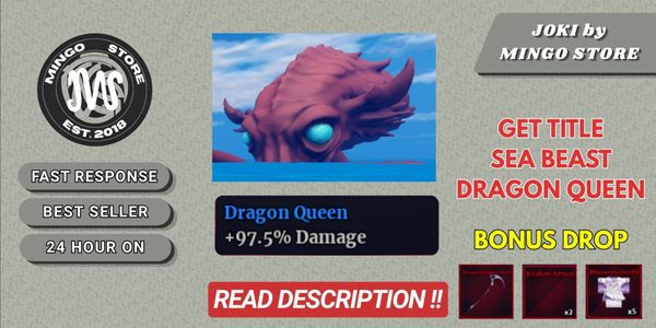 Joki Get Title Dragon Queen | Sailor Piece