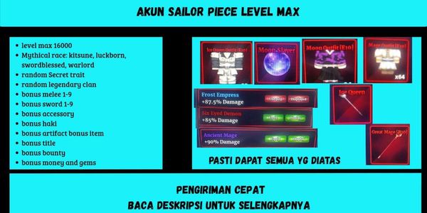max level account 16000 frieren+kokushibo+ice queen