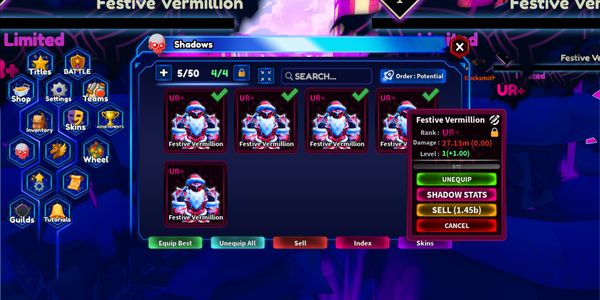 Akun Starter Arise Crossover [5 Festive Vermillion UR+]
