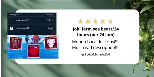 Servizio di farming sea beast 24 ore (ogni 24 ore)
