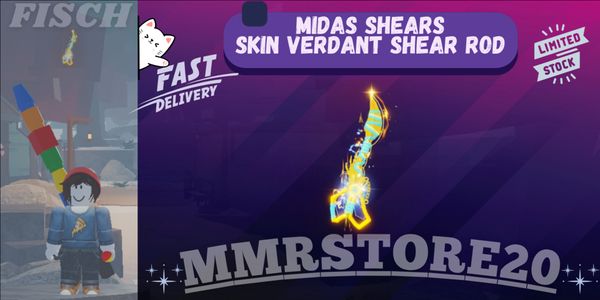 Midas Shears | Skin Rod Limited | Skin Verdant Shear Rod | Fast Delivery - FISCH