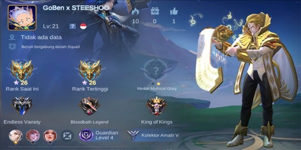Akun Smurf High WR | Mobile Legends | Fast Delivery