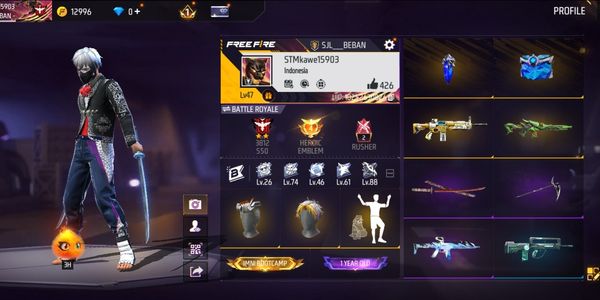 #66 FREE FIRE INDO CHEAP PLAIN
