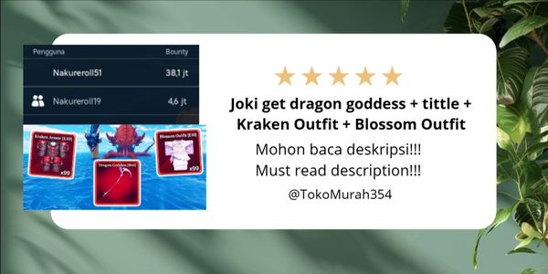 Joki ottieni dragon goddess + titolo + Kraken Outfit + Blossom Outfit
