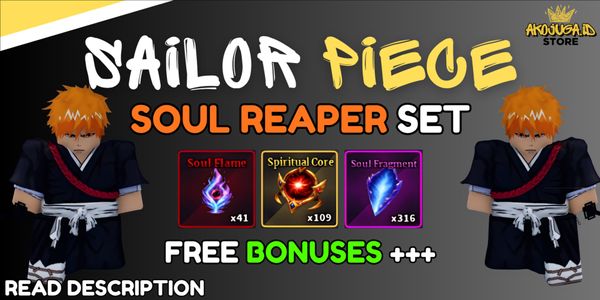 Sailor Piece - Soul Reaper Set | Soul Flame - Spiritual Core | Soul Fragment