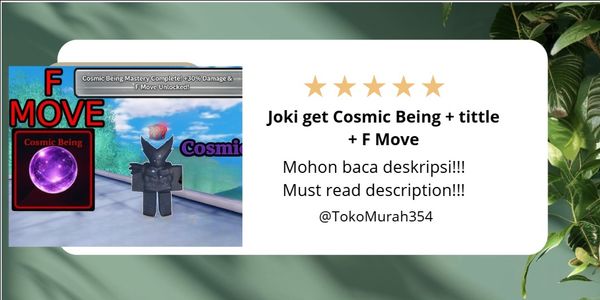 Joki ottieni Cosmic Being + titolo + F Move
