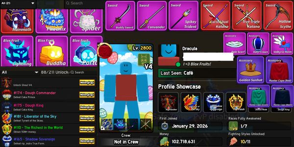 Akun V4 Ghoul (Belly 100M+)