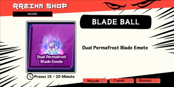 Dual Permafrost Blade Emote