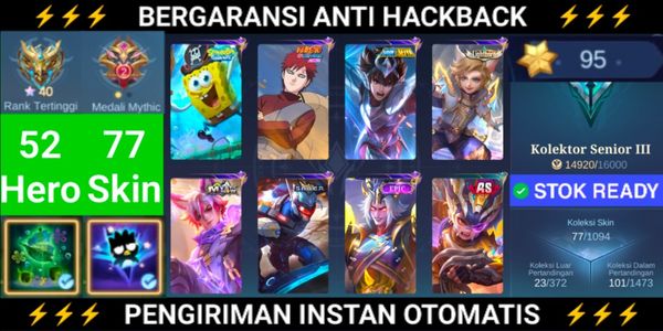 SpongeBob SquarePants Cyclops Naruto Shippuden Vale Gaara Lightborn Harith Recall SpongeBob CoA 95 High Rank Mythic Honor Hero 52 Skin 77