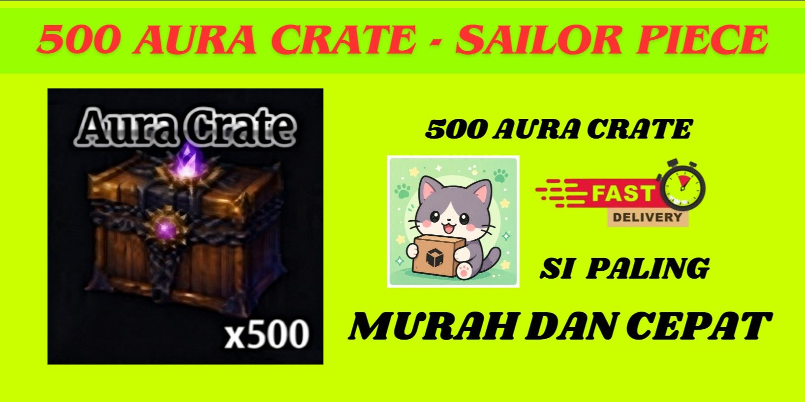 Tycrate Buy Item Aura Crate Sailor Piece cheapest July 2026 | itemku