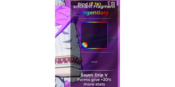 Saiyan Drip tier V