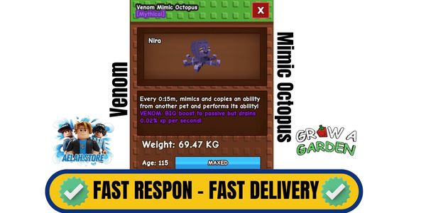 Venom Mimic Octopus 69KG + | 15s