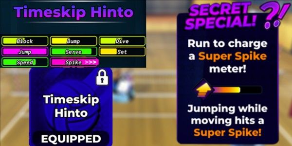 Timeskip Hinto (Secret Style) | PLAIN DATA +13 | NO SCRIPT | Volleyball Legends