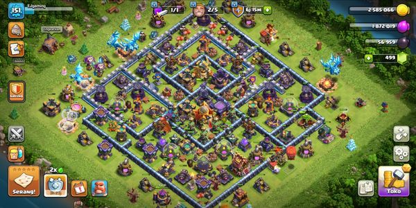 TH 16 HIGH HERO ~VERY GOOD DEFENSE AND GOOD TROOPS ~SUITABLE FOR WAR