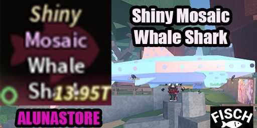Shiny Mosaic Whale Shark - Material Quest Fabulous Rod Fisch