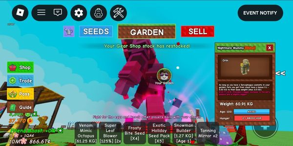 TITAN/HUGE NIGHTMARE MUMMY 60-61KG++ MAX PASSIVE BIG VISUAL IN THE GARDEN