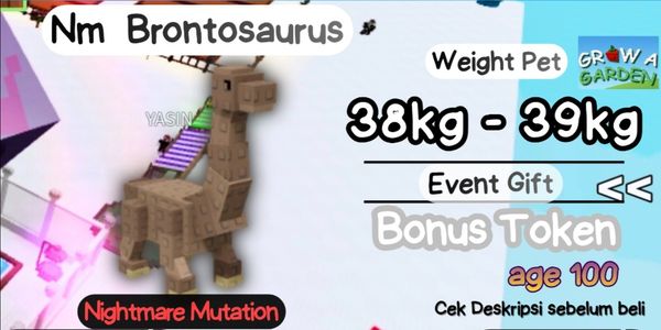 Nightmare Brontosaurus | 38kg - 39kg | Banana cat shop