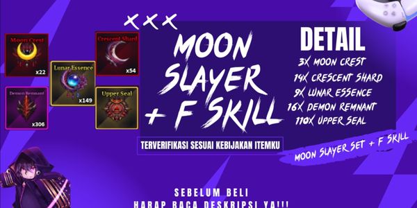 Moon Slayer 세트 + F 스킬 | 세트 재료 | Sailor Piece