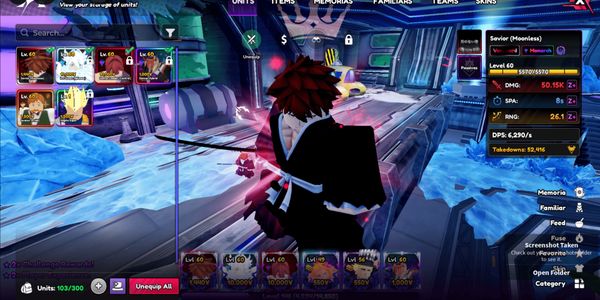 Account 6 Monarch Meta 1 Divinity 10 Vanguards Unit + 2 Vanguard Memorias (Escanor, Ichigo/Moonless Savior, 8x Rukia) - Anime Vanguards