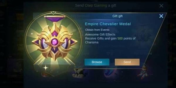 Empire Chevalier Medal