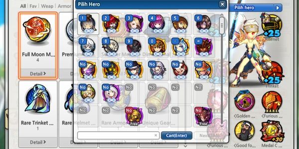 Lots of Cheap Lost Saga Orign Herper Accounts