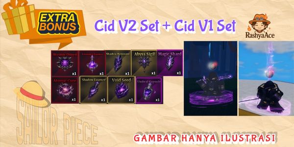Cid V2 Set + Cid V1 Set | CHEAP + EXTRA BONUS | SAILOR PIECE