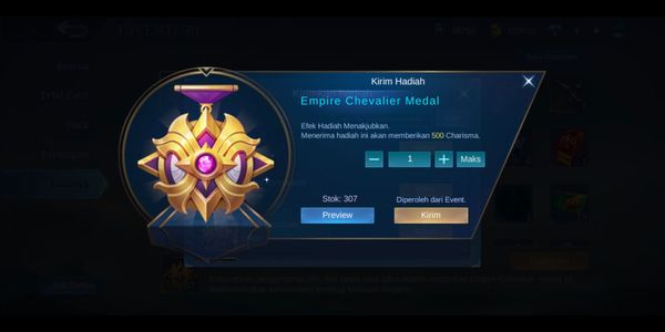 Empire Chevalier Medal