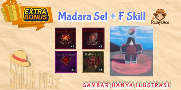 Madara Set + F Skill | CHEAP + EXTRA BONUS | Sailor Piece