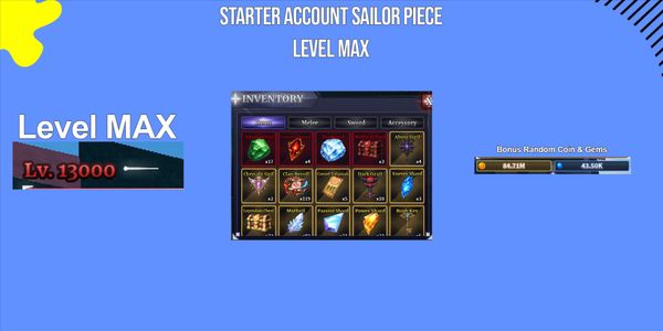 Akun Sailor Piece - Level Max